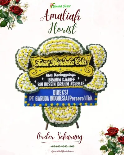 Papan Bunga Duka di Gebang